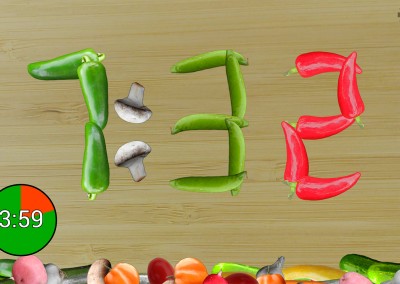 Veggie Clock